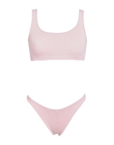 Reina Olga Pink Scrunch Ginny Bikini In Pink