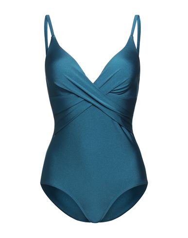Barts Woman One-piece Swimsuit Deep Jade Size 12 Polyamide, Elastane In Green