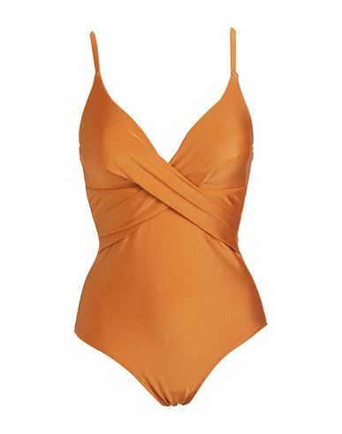 Barts Woman One-piece Swimsuit Camel Size 12 Polyamide, Elastane In Beige