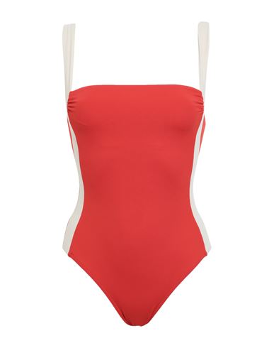 Iodus Woman One-piece Swimsuit Orange Size 12 Polyamide, Elastane
