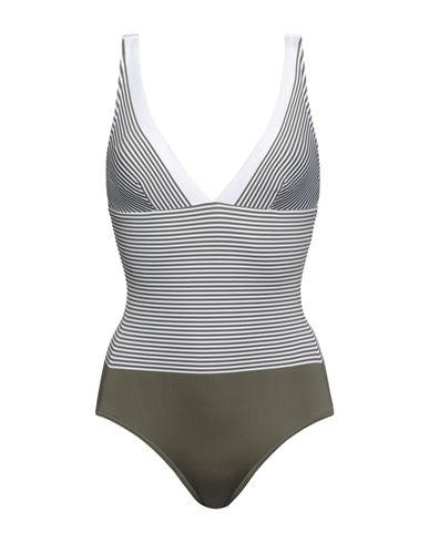 Iodus Woman One-piece Swimsuit Military Green Size 6 Polyamide, Elastane