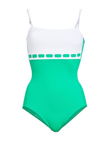 Iodus Woman One-piece Swimsuit Green Size 6 Polyamide, Elastane