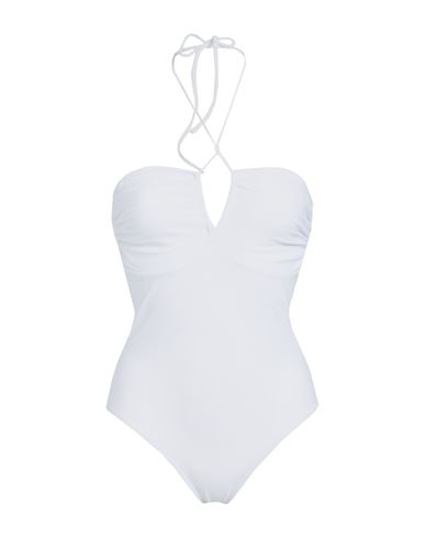 Smmr Woman One-piece Swimsuit White Size L Polyamide, Elastane