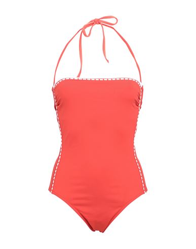 Iodus Woman One-piece Swimsuit Tomato Red Size 4 Polyamide, Elastane