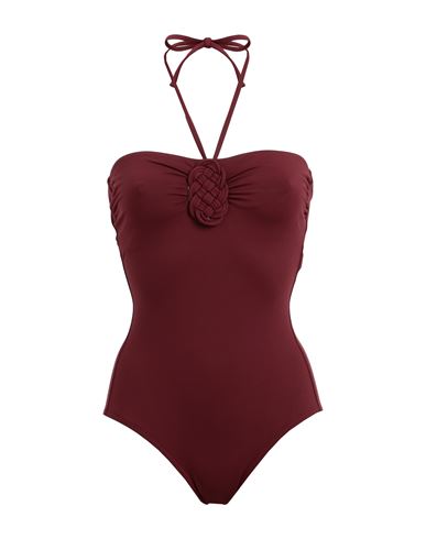 Iodus Woman One-piece Swimsuit Burgundy Size 6 Polyamide, Elastane In Red