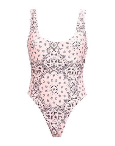 Smmr Woman One-piece Swimsuit Blush Size L Polyacrylic, Elastane In Pink