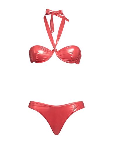 Antonella Rizza Woman Bikini Red Size S Polyamide, Elastane