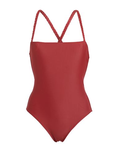 Smmr Woman One-piece Swimsuit Burgundy Size Xl Pac - Polyacetylene, Elastane In Red