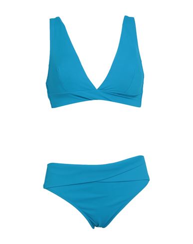 Iodus Woman Bikini Azure Size 10 Polyamide, Elastane In Blue