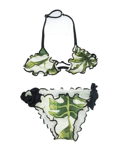 Mc2 Saint Barth Babies'  Toddler Girl Bikini Cream Size 6 Polyamide, Elastane In White