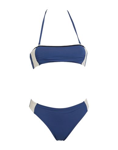 Iodus Woman Bikini Blue Size 10 Polyamide, Elastane