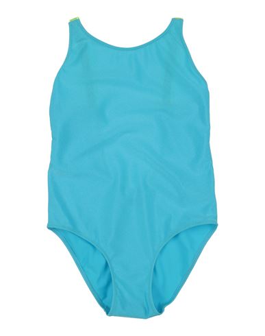 Mc2 Saint Barth Babies'  Toddler Girl One-piece Swimsuit Azure Size 4 Polyamide, Elastane In Blue