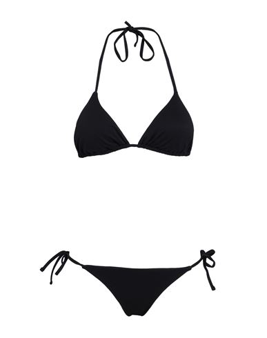 Smmr Woman Bikini Black Size L Polyamide, Elastane