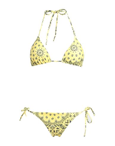 Smmr Woman Bikini Yellow Size Xl Polyamide, Elastane
