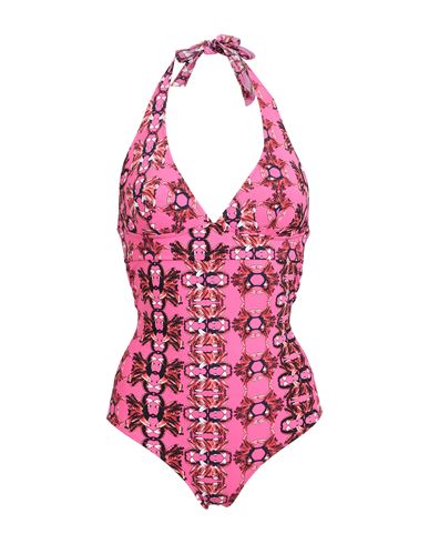 M Missoni Woman One-piece Swimsuit Fuchsia Size 2 Polyamide, Elastane In Pink