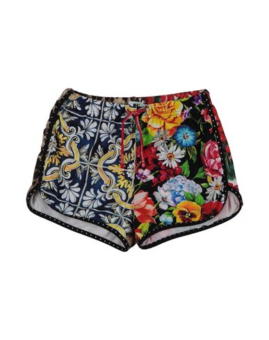 Dolce & Gabbana Babies'  Toddler Girl Beach Shorts And Pants Black Size 6 Polyamide, Elastane