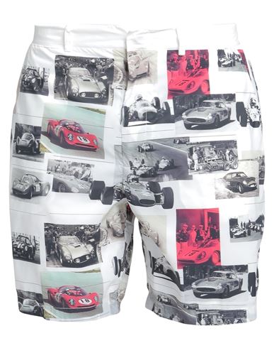 Ferrari Beach Shorts And Pants In White
