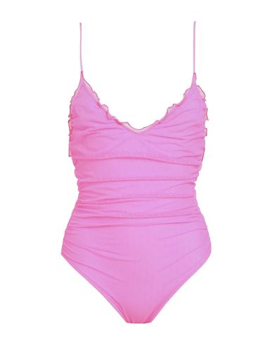 Mc2 Saint Barth Woman One-piece Swimsuit Fuchsia Size S Polyamide, Elastane In Pink
