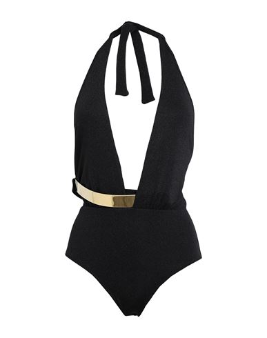 Moeva Woman One-piece Swimsuit Black Size Xl Polyamide, Lurex, Elastane