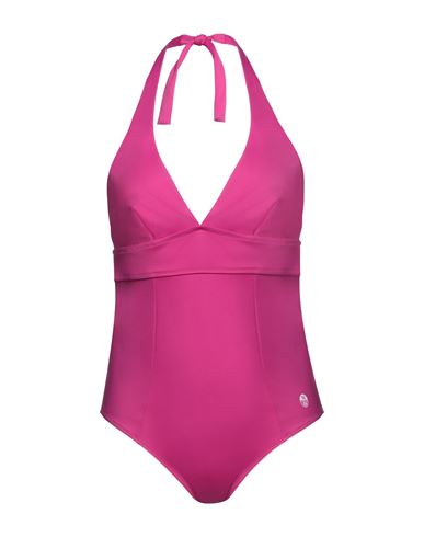 North Sails Woman One-piece Swimsuit Fuchsia Size Xs Polyamide, Elastane In Pink