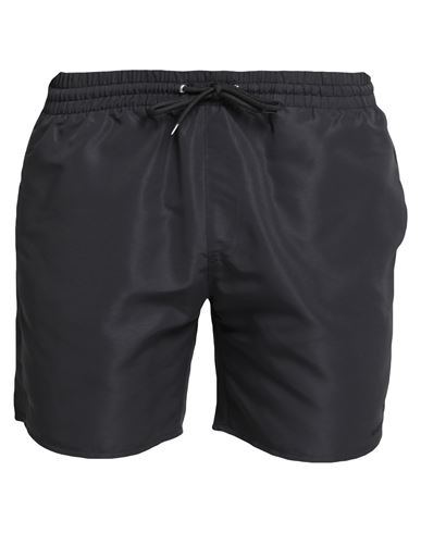 Sandro Man Swim Trunks Black Size Xs Polyester