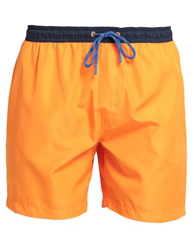 North Sails Man Swim Trunks Orange Size Xxs Polyester