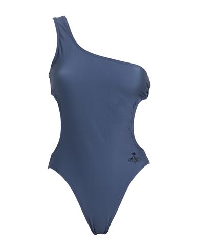 Vivienne Westwood Woman One-piece Swimsuit Slate Blue Size L Recycled Polyester, Elastane
