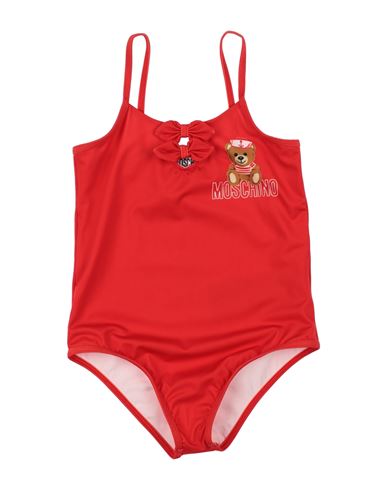 Moschino Kid Babies'  Toddler Girl One-piece Swimsuit Red Size 6 Polyester, Elastane
