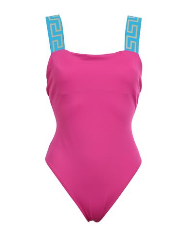 Versace Woman One-piece Swimsuit Fuchsia Size 4 Polyamide, Elastane, Polyester In Pink