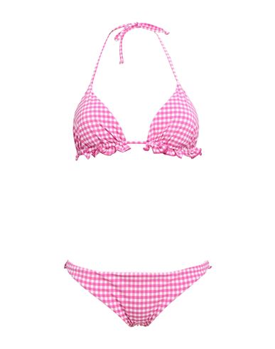 Sundek Woman Bikini Fuchsia Size 8 Polyamide, Polyester, Elastane In Pink