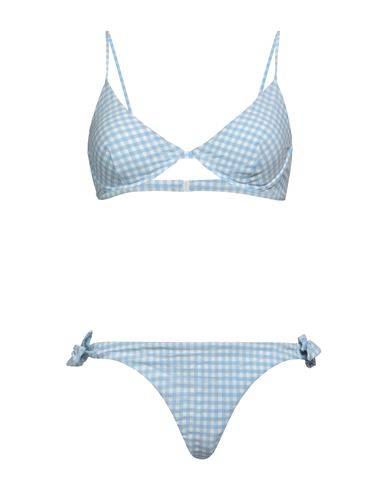 Sundek Woman Bikini Sky Blue Size 6 Polyamide, Polyester, Elastane