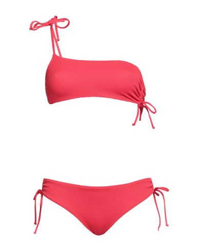 Sundek Woman Bikini Red Size 4 Polyamide, Elastane