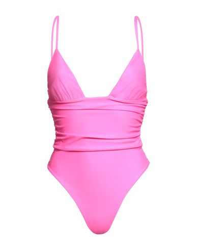 Amen Woman One-piece Swimsuit Fuchsia Size Xs Lycra In Pink