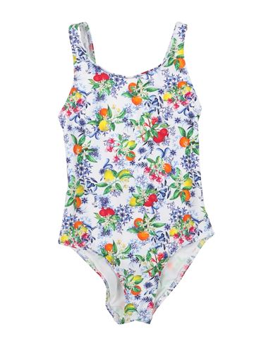 Banana Moon Babies'  Toddler Girl One-piece Swimsuit White Size 6 Polyamide, Elastane