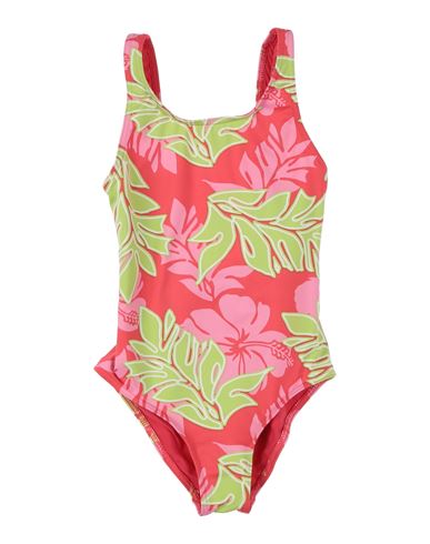 Banana Moon Babies'  Toddler Girl One-piece Swimsuit Coral Size 6 Polyamide, Elastane In Red