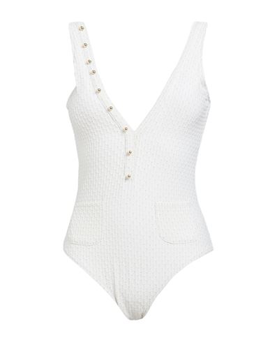Moeva Woman One-piece Swimsuit White Size 10 Polyamide, Elastane