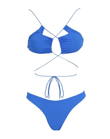 Shop Amazuìn Woman Bikini Bright Blue Size Onesize Polyamide, Elastane