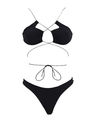 AMAZUÌN AMAZUÌN WOMAN BIKINI BLACK SIZE ONESIZE POLYAMIDE, ELASTANE