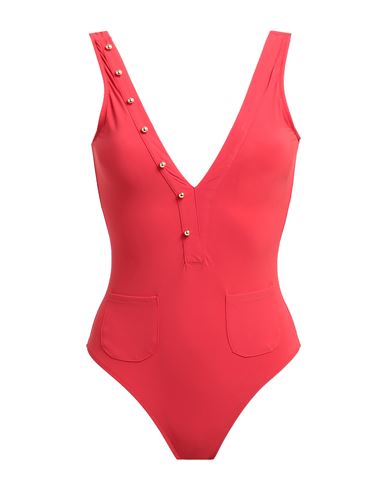 Shop Moeva Woman One-piece Swimsuit Red Size 2 Polyamide, Elastane