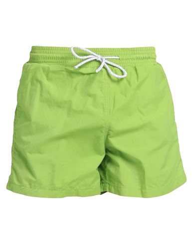 Mc Kenzy Man Swim Trunks Light Green Size S Polyester
