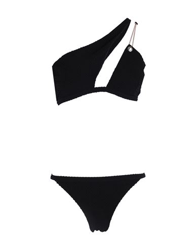 Moeva Woman Bikini Black Size 10 Polyamide, Elastane