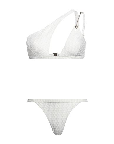 Moeva Woman Bikini White Size 10 Polyamide, Elastane