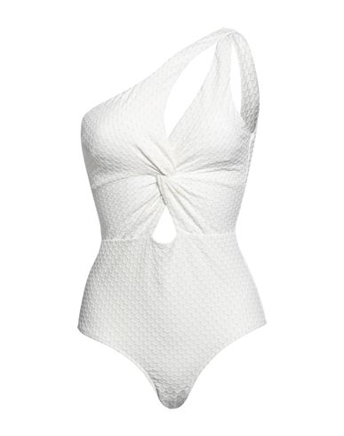 Shop Moeva Woman One-piece Swimsuit White Size 10 Polyamide, Elastane