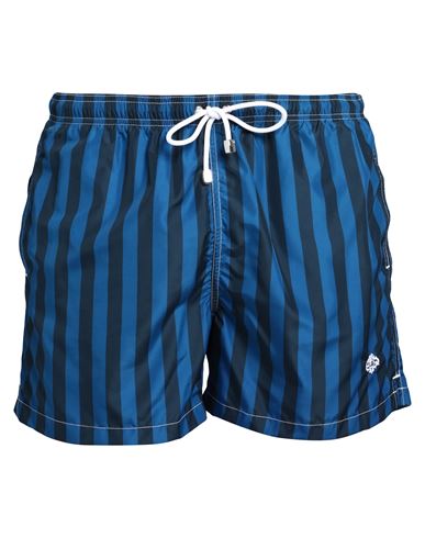 Luigi Borrelli Napoli Man Swim Trunks Blue Size Xxl Polyester