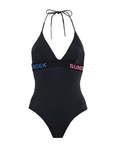 Sundek Woman One-piece Swimsuit Black Size 4 Polyamide, Elastane