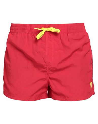 Guess Man Swim Trunks Red Size S Polyamide