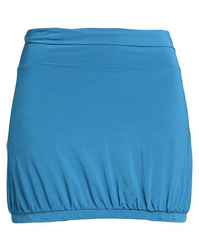Patrizia Pepe Beachwear Woman Cover-up Azure Size 6 Viscose, Elastane In Blue