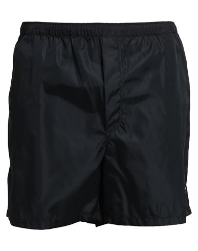 Valentino Man Swim Trunks Black Size 32 Polyamide In Black