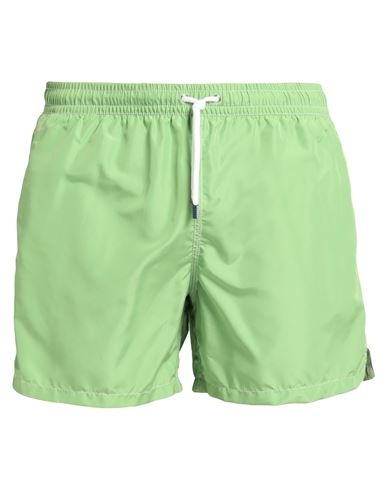 Fedeli Man Swim Trunks Light Green Size L Polyester