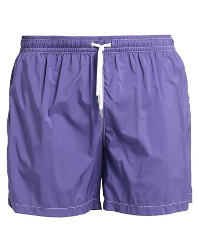 Fedeli Man Swim Trunks Purple Size Xl Polyester